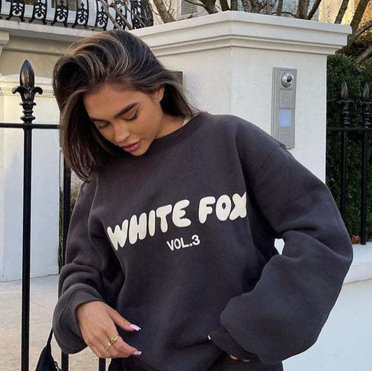 White fox-Offstage Sweater